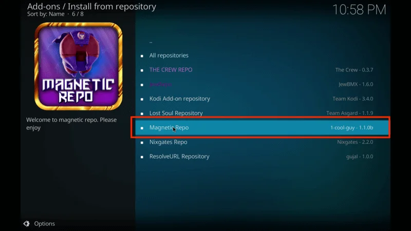 Shadow Addon Repository URL